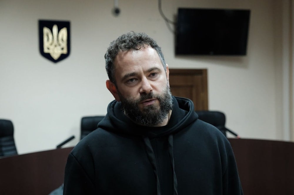 Oleksandr Dubinsky in a Kiev court, November 13, 2023. (Global Images Ukraine)