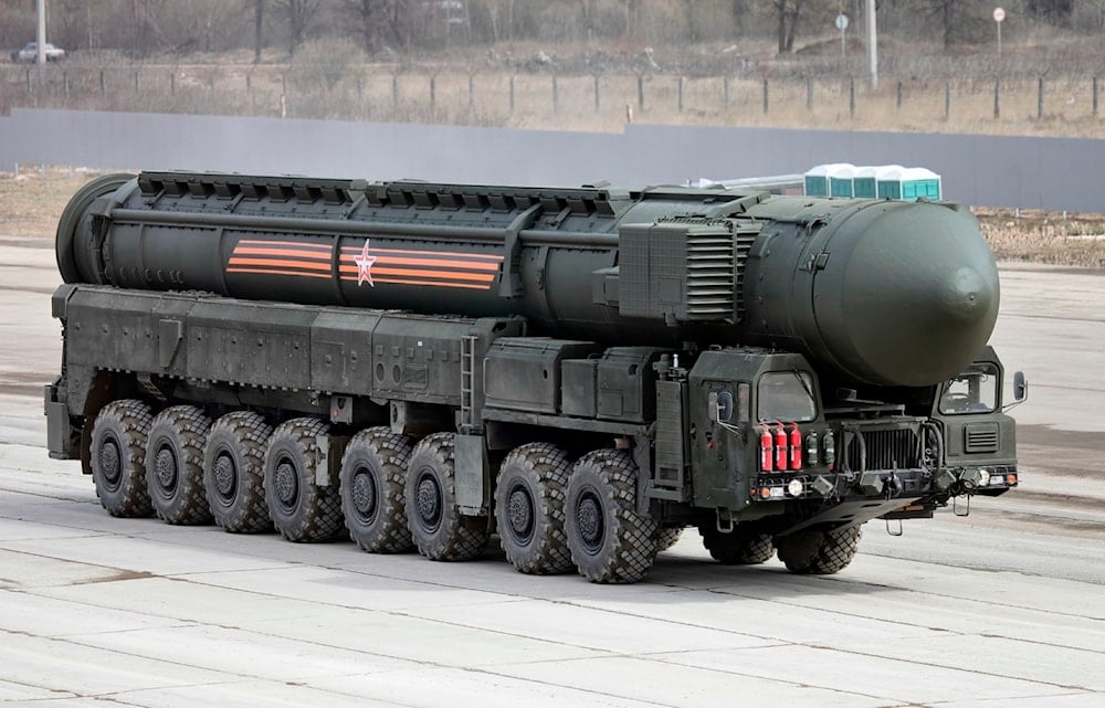 Mobile launcher of the RS-24 Yars complex, which is the basis for the Oreshnik missile. (Agencies)