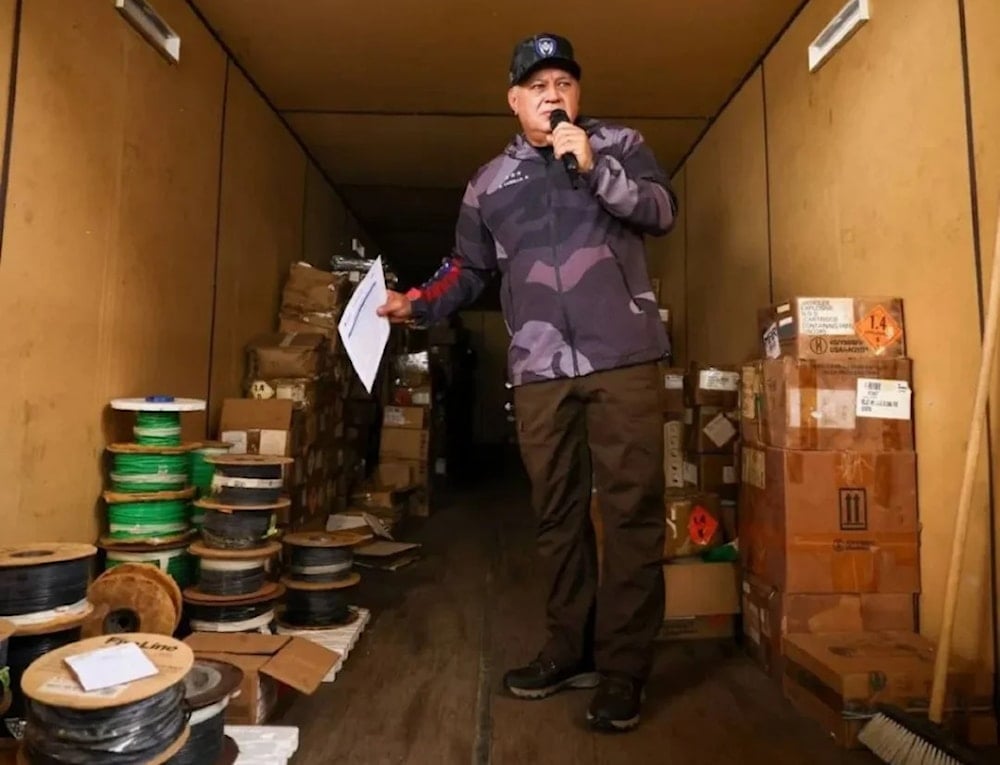 Venezuela seizes massive cache of explosives.