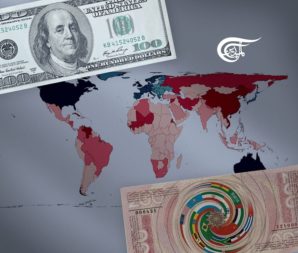 There is little doubt that many developing countries continue to be dismayed by reckless US adventurism as well as Europe’s indifference to the plight of their economies. (Al Mayadeen English; Illustrated by Mahdi Rtail)