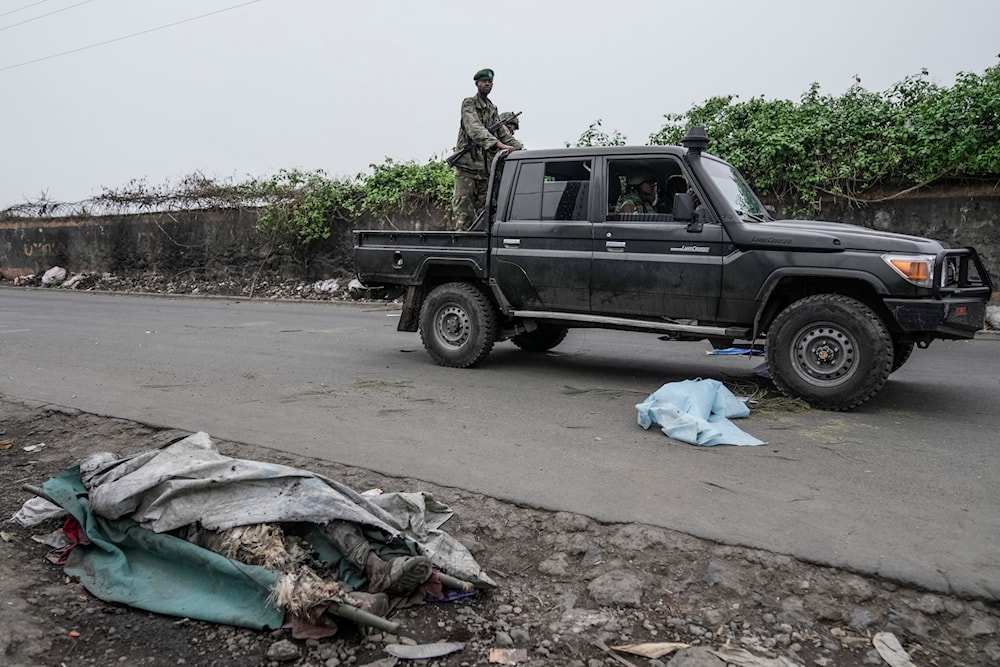 Members of M23 rebel patrol on the street of Goma, Congo Thursday, Jan. 30, 2025 (AP)