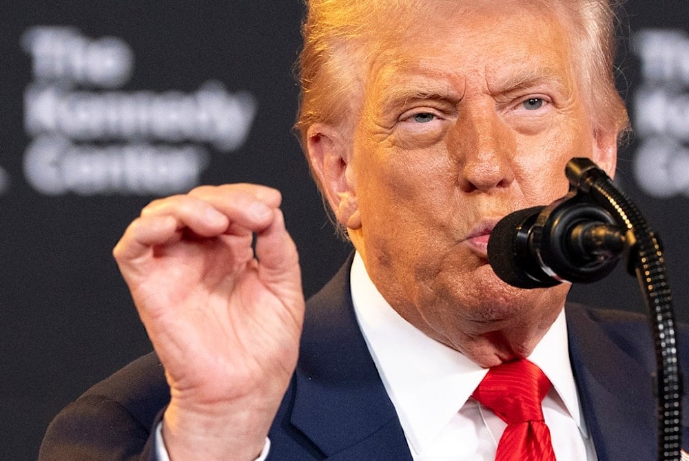 President Donald Trump speaks at the Kennedy Center, Wednesday, Aug. 13, 2025, in Washington. (AP Photo/Alex Brandon)