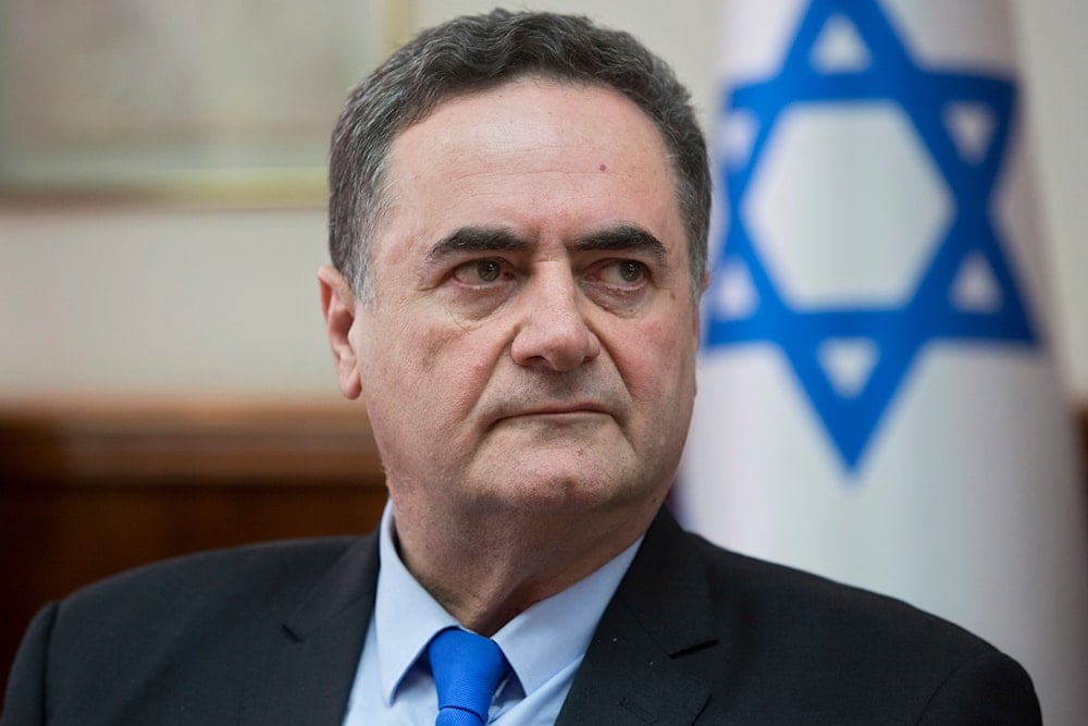 Israeli transportation Minister Israel Katz attends the cabinet meeting at the Prime Minister's office in occupied al-Quds, on February 17, 2019.