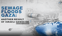 Sewage floods Gaza: Another result of Israeli genocide