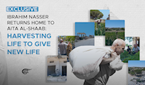 Exclusive | Ibrahim Nasser returns home to Aita al-Shaab: Harvesting life to give new life