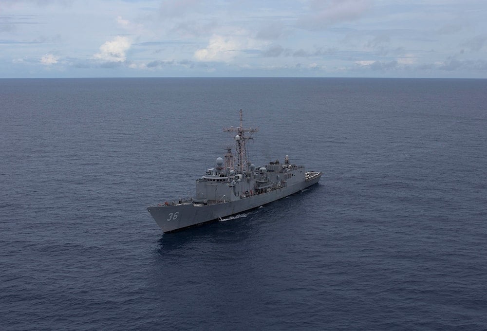 In this Oct. 16, 2012 photo, the USS Underwood patrols in international waters near Panama (AP)