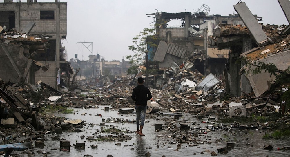 Bureij, central Gaza Strip, on January 23, 2025. (Photo by Eyad Baba/AFP via Getty Images)