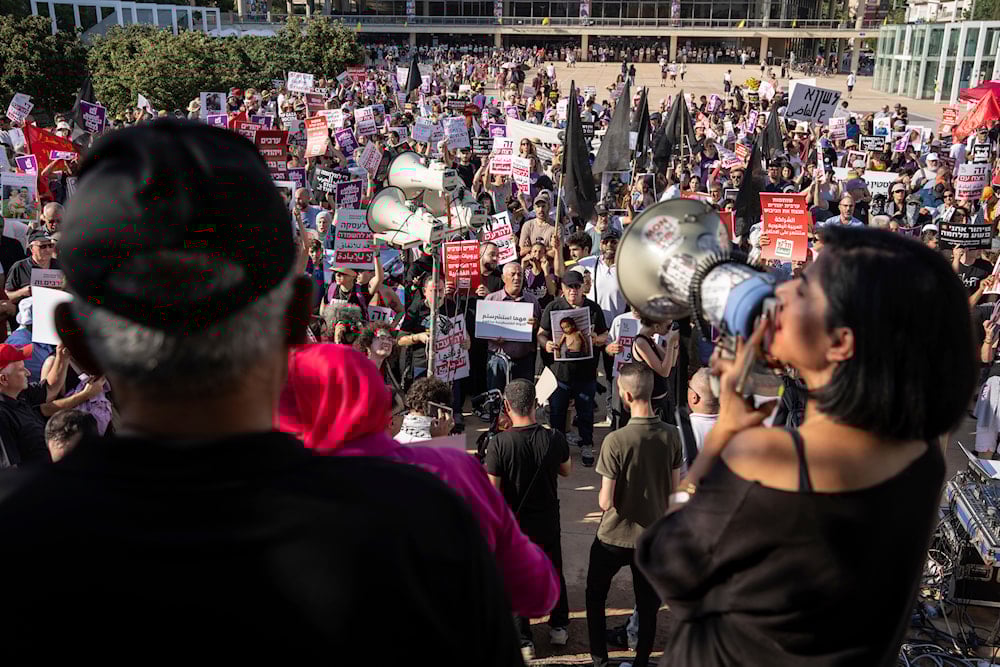 'Israel' boils as protests demand captive deal, end war on Gaza