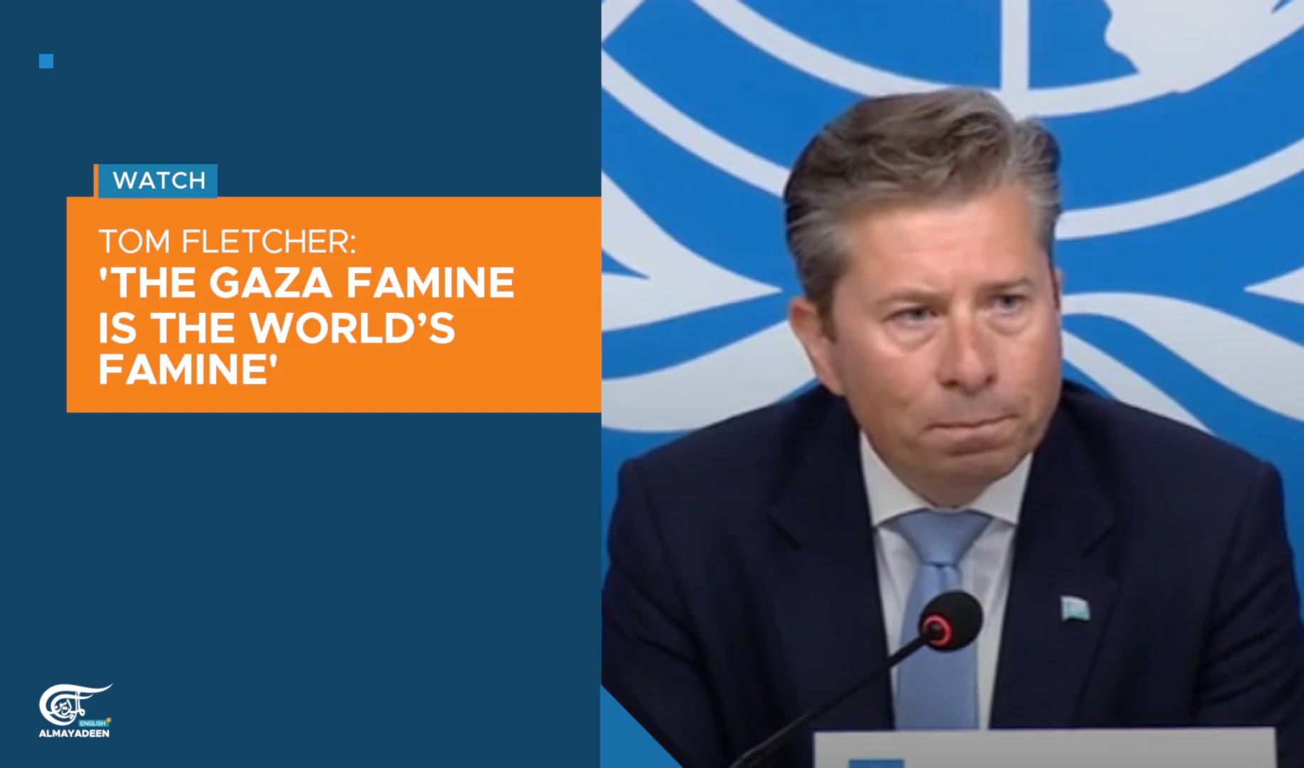 Tom Fletcher: 'The Gaza Famine is the world’s famine'