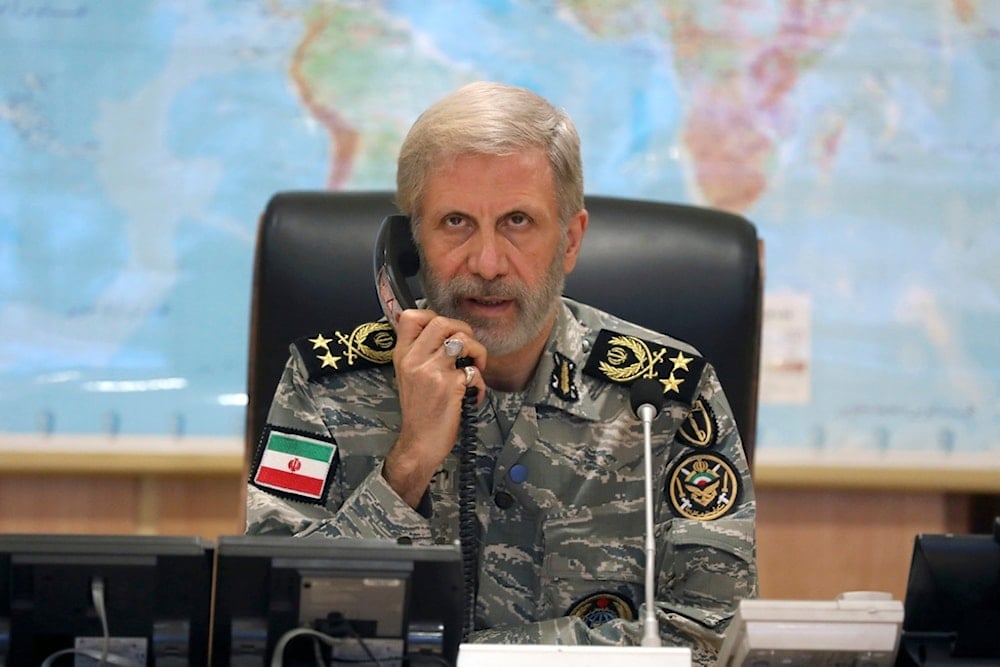 In this photo released on Monday, June 23, 2025, by Iranian army press service, Iran's army commander-in-chief Gen. Amir Hatami attends a meeting in Zolfaghar central headquarters, Iran (AP)