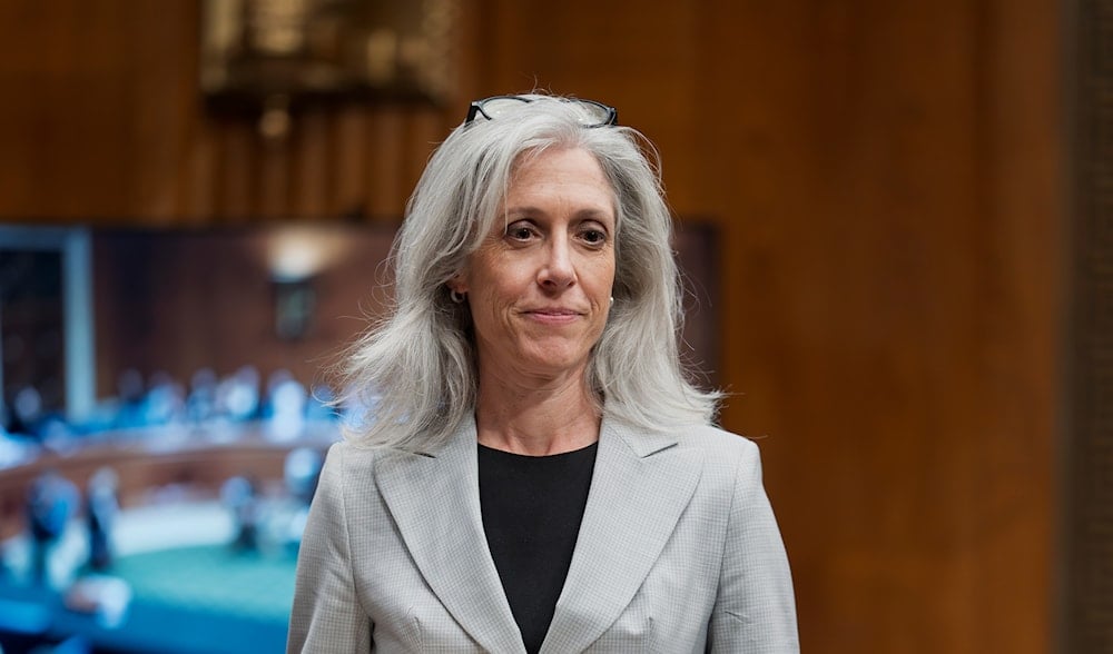 Susan Monarez, President Donald Trump's nominee to be director of the Centers for Disease Control and Prevention, arrives to testify before the Senate HELP Committee, at the Capitol in Washington, Wednesday, June 25, 2025 (AP)
