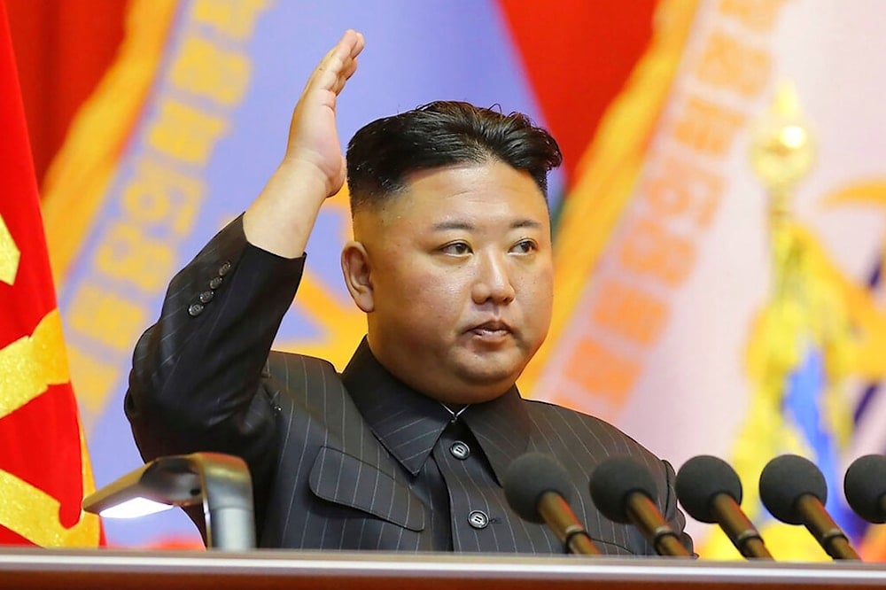 In this undated file photo provided by the North Korean government on July 30, 2021, North Korean leader Kim Jong Un attends a workshop of the commanders and political officers of the Korean People's Army, in Pyongyang, DPRK (AP)