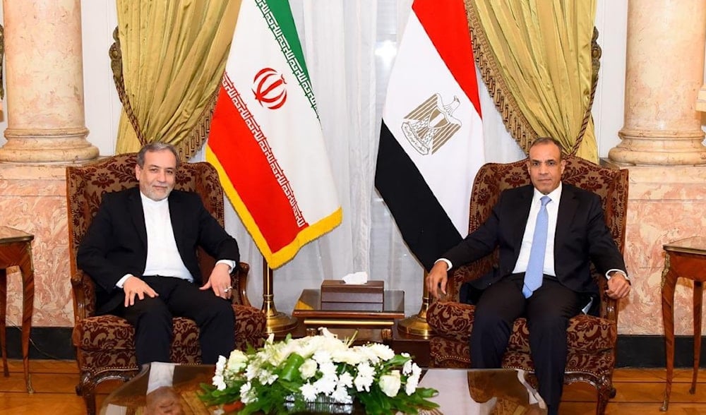 Iranian and Egyptian foreign ministers, Abbas Araghchi and Badr Abdelatty, convene in Cairo on October 17, 2024 (X/@MfaEgypt)