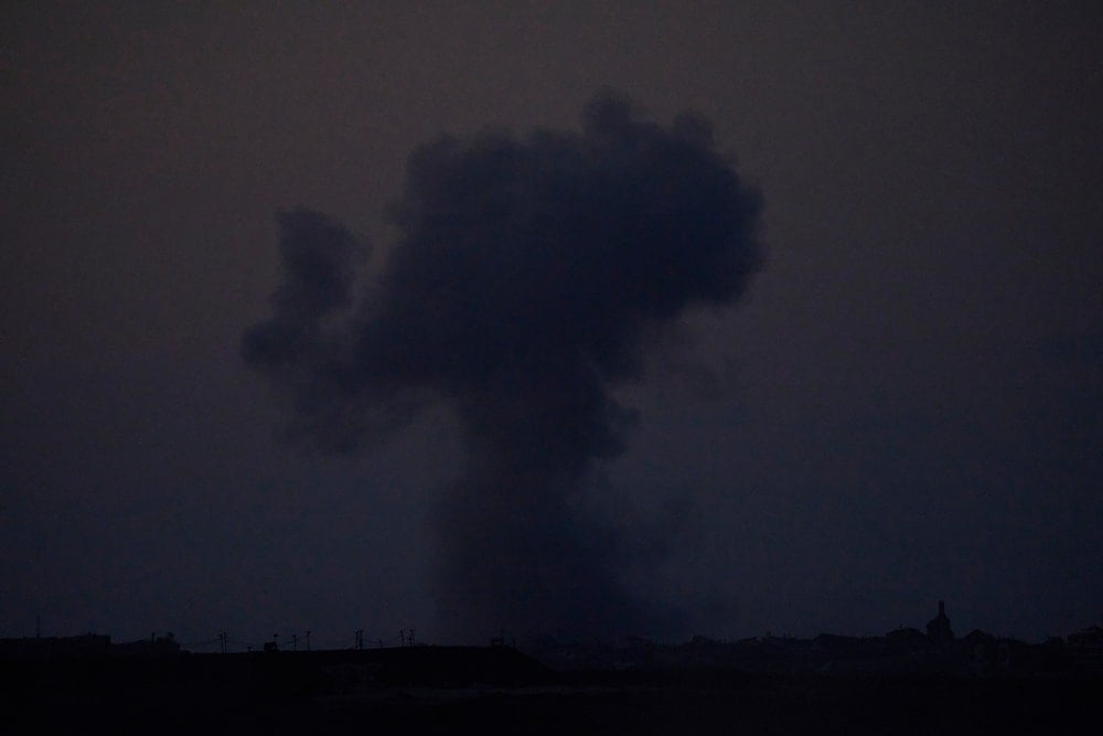 Smoke billows over the Gaza Strip following an Israeli bombardment, Gaza, Occupied Palestine, Tuesday, Sept.9, 2025 (AP)
