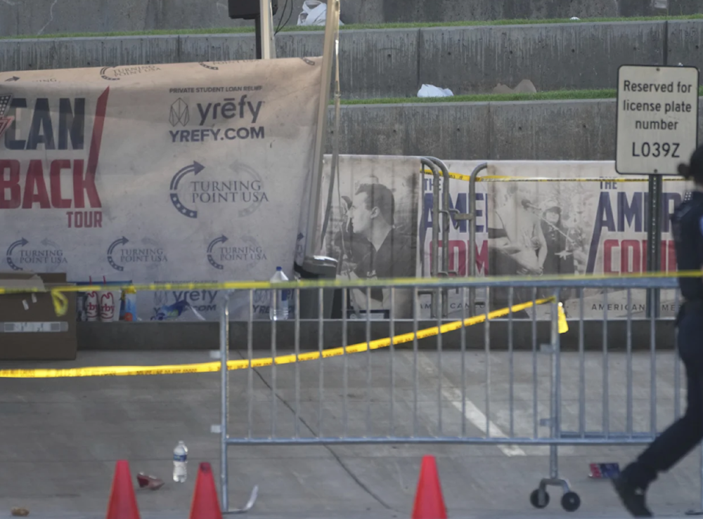 Rifle found, photos released in hunt for Charlie Kirk's killer