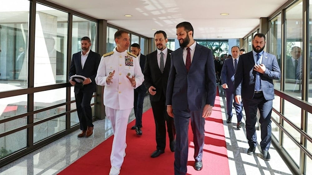 Al-Sharaa meets US CENTCOM commander, envoy Barrack in Damascus