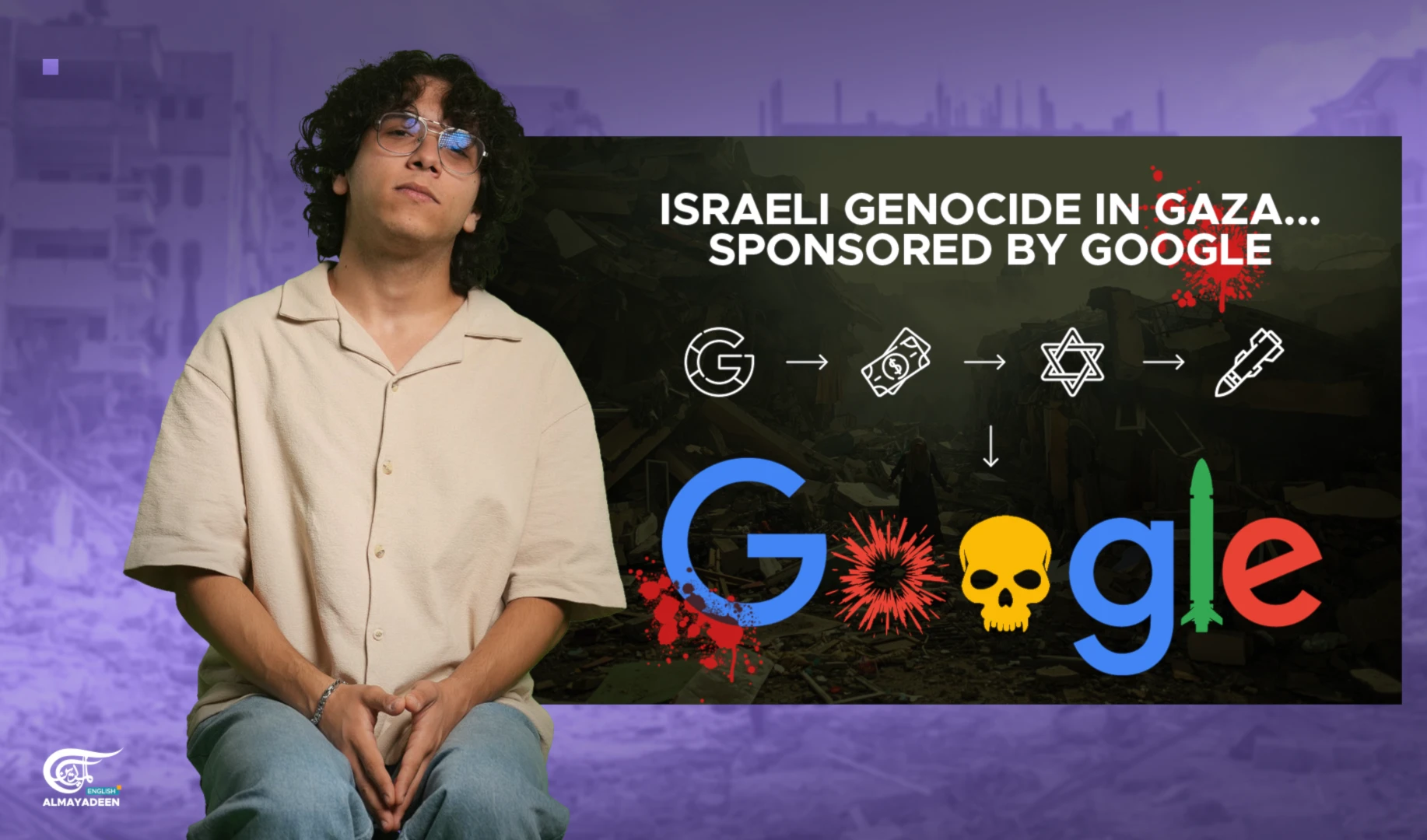 Israeli genocide in Gaza... sponsored by Google