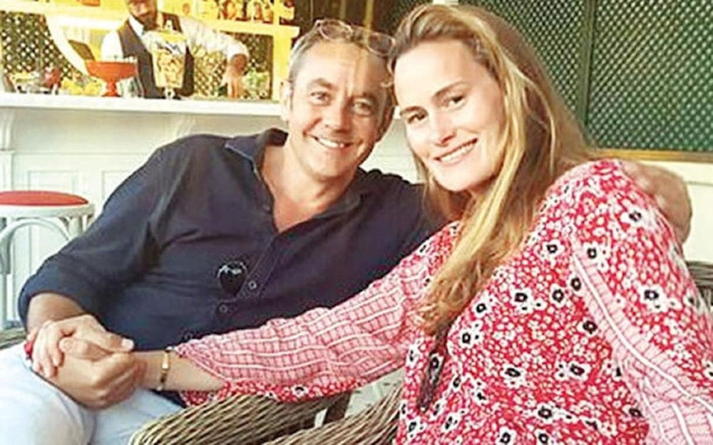 James Le Mesurier and his wife and MI6 handler?