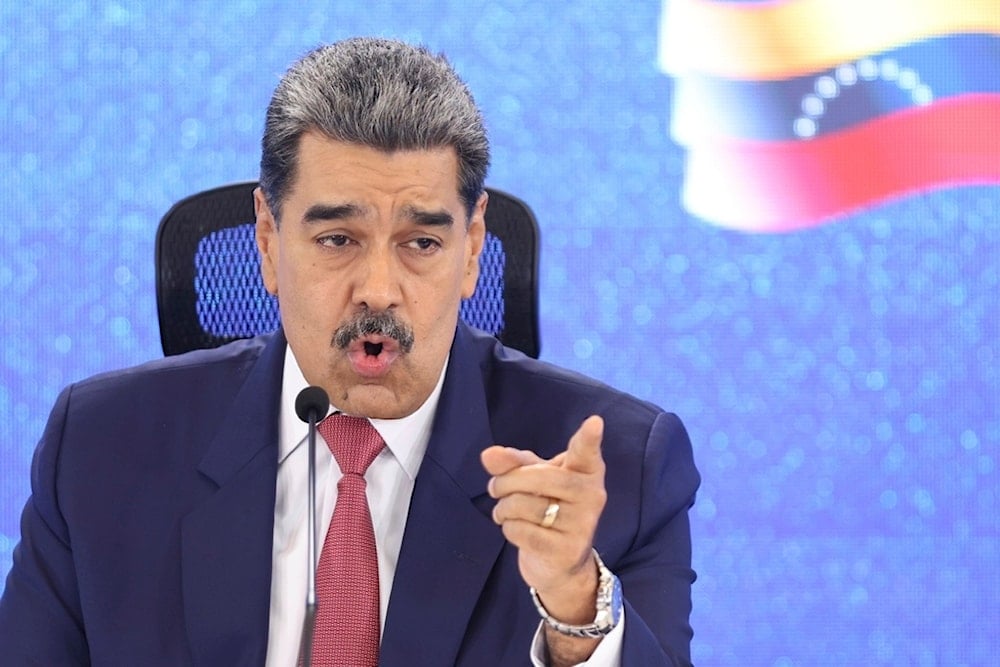 Venezuelan President Nicolas Maduro gives a press conference in Caracas, Venezuela, Monday, September 15, 2025 (AP)
