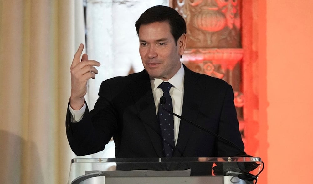 Secretary of State Marco Rubio speaks at the Lech Walesa Solidarity Prize Awards ceremony, Tuesday, Sept. 2, 2025, in Coral Gables, Fla. (AP)