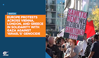 Europe protests in Vienna, London, Greece in solidarity with Gaza against 'Israel's' war
