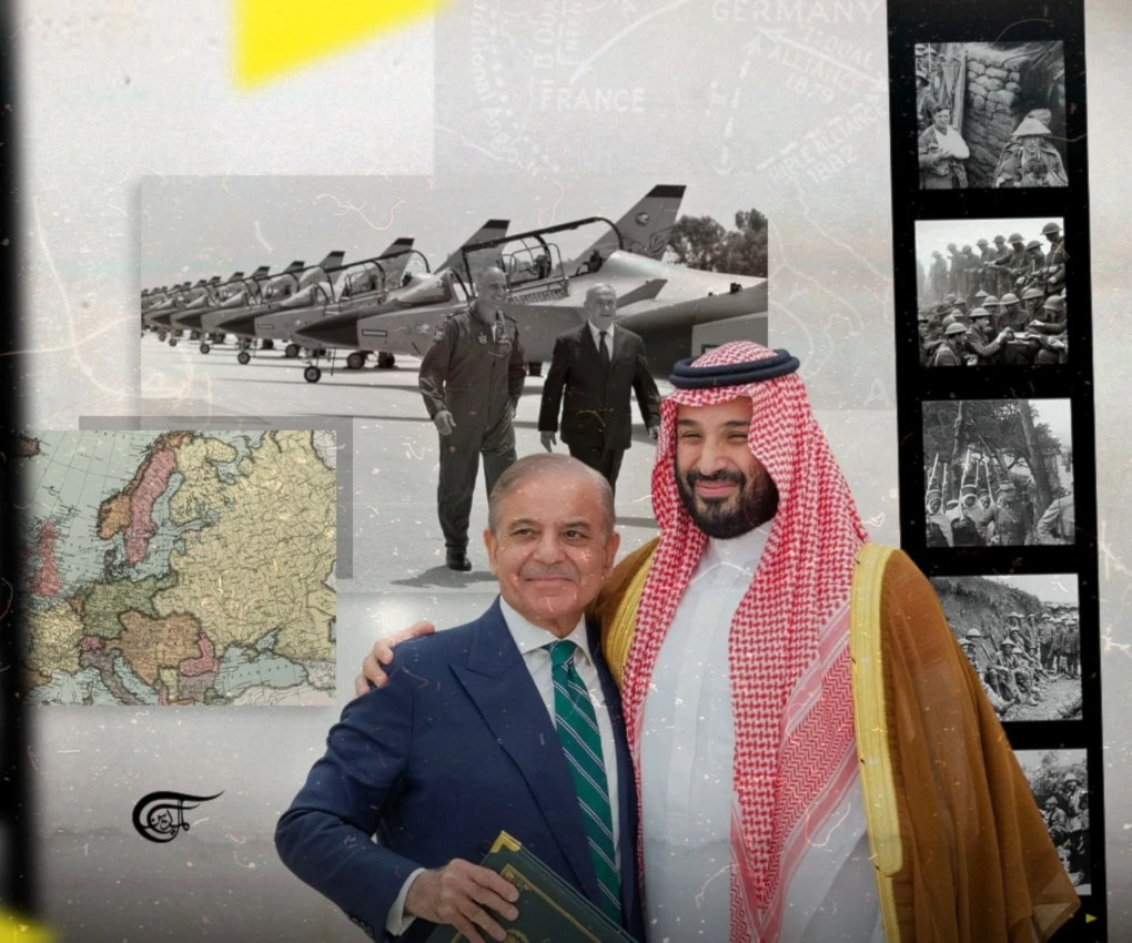 The most sobering thought is that everyone involved can see the historical parallels, but no one is stopping the menace known as “Israel,” which is dragging the world towards disaster. (Al Mayadeen English; Illustrated by Batoul Chamas)