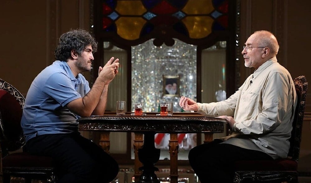 Head of Iran's Shura Council Mohammed Bagher Ghalibaf in an interview with the Iranian Aftab News, Wednesday, September 24, 2025 (Aftab News)