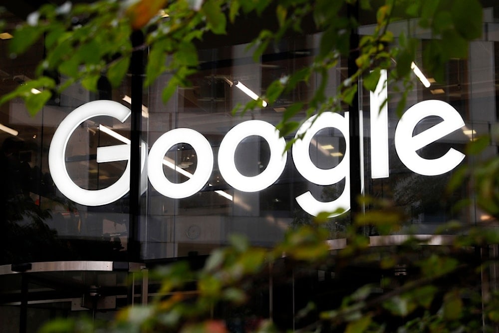 The Google logo is displayed at their offices, November 1, 2018, in London (AP)