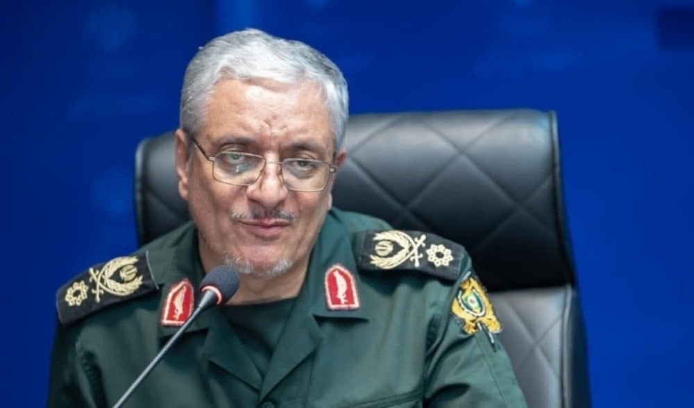 The spokesperson for the Iranian Defense Ministry, Brigadier General Reza Talaei in an undated photo, Iran (IRNA)