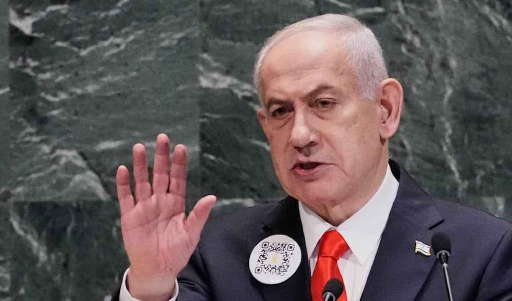 Israeli Prime Minister Benjamin Netanyahu addresses the 80th session of the United Nations General Assembly, Friday, Sept. 26, 2025. (AP)