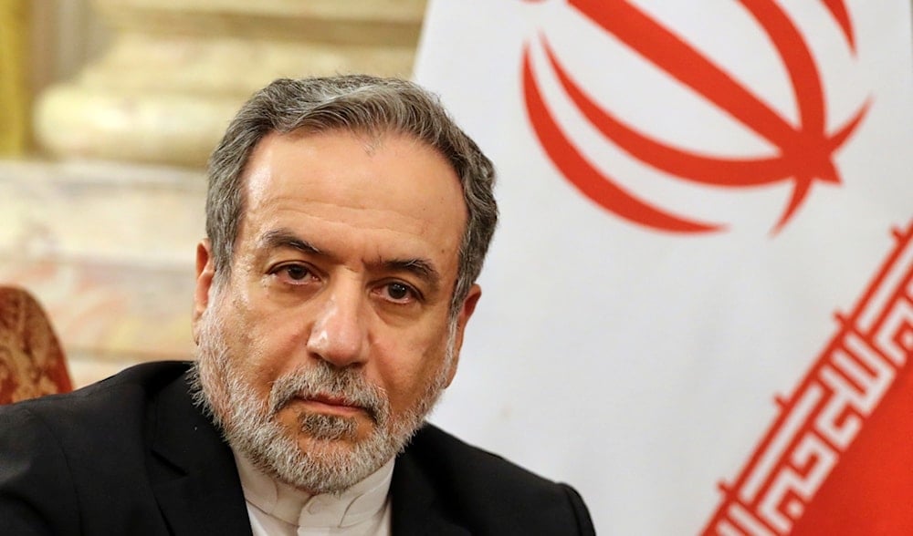 Iranian Foreign Minister Abbas Araghchi looks on during a meeting with Director General of the IAEA Rafael Grossi, and Egyptian Foreign Minister Badr Abdelatty, at Tahrir Palace in Cairo, Tuesday, Sept. 9, 2025. (AP)