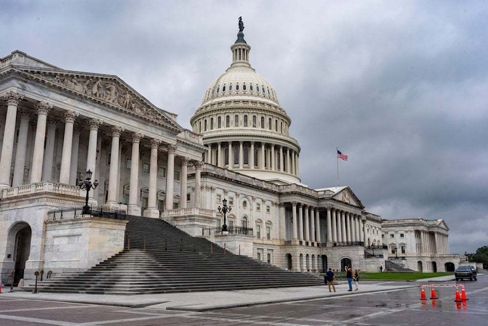 The Capitol is seen during rainy weather in Washington, Thursday, September 25, 2025 (AP)