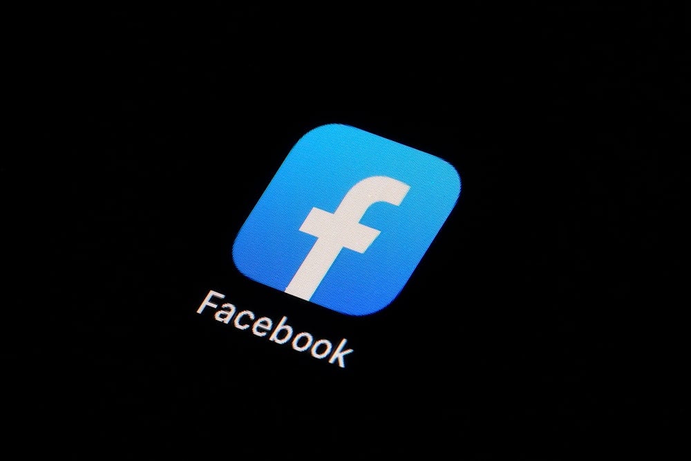 The Facebook app icon is seen on a smartphone, Tuesday, Feb. 28, 2023, in Marple Township, Pa (AP)