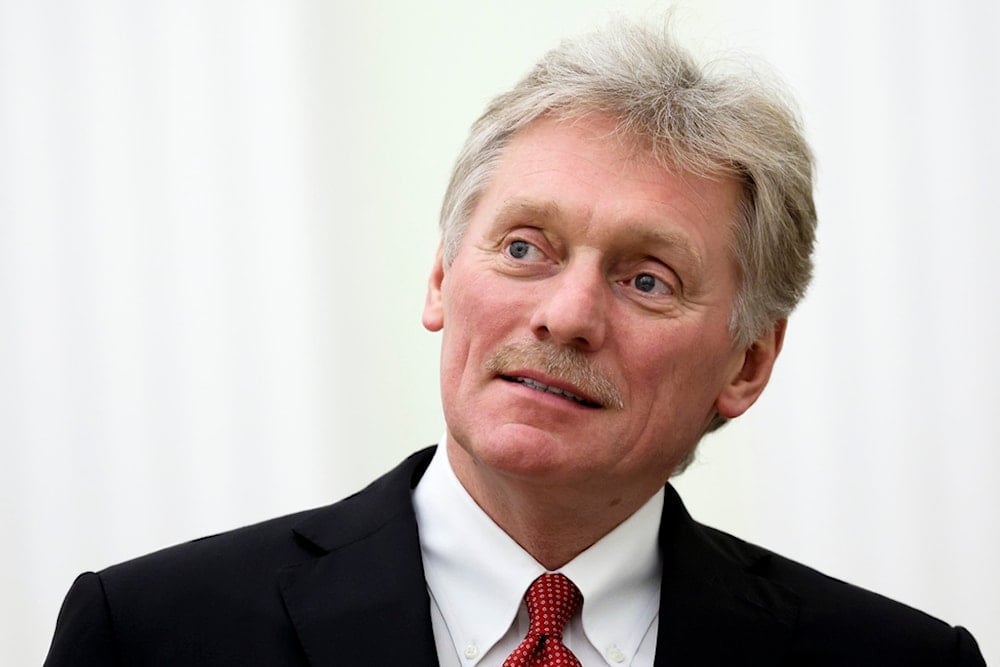 Kremlin spokesman Dmitry Peskov waits to attend Russian President Vladimir Putin's meeting with Iraq's Prime Minister Mohammed Shia' Al Sudani at the Kremlin in Moscow, Russia, Tuesday, October 10, 2023. (Sergei Bobylev, Sputnik, Kremlin Pool Photo via AP)