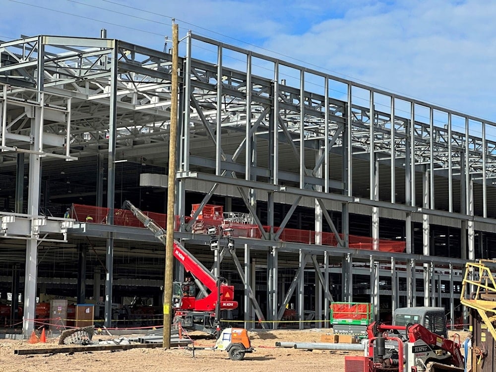 A factory building is under construction at Hyundai's first US plant for manufacturing electric vehicles on Wednesday, October 25, 2023, in Ellabell, Georgia (AP) 